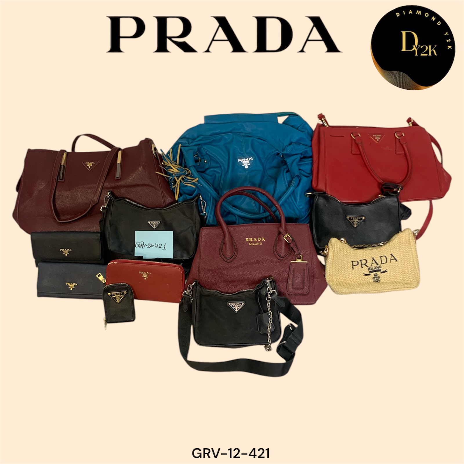 Luxus Prada Taschen Kollektion (GRV-12-421)