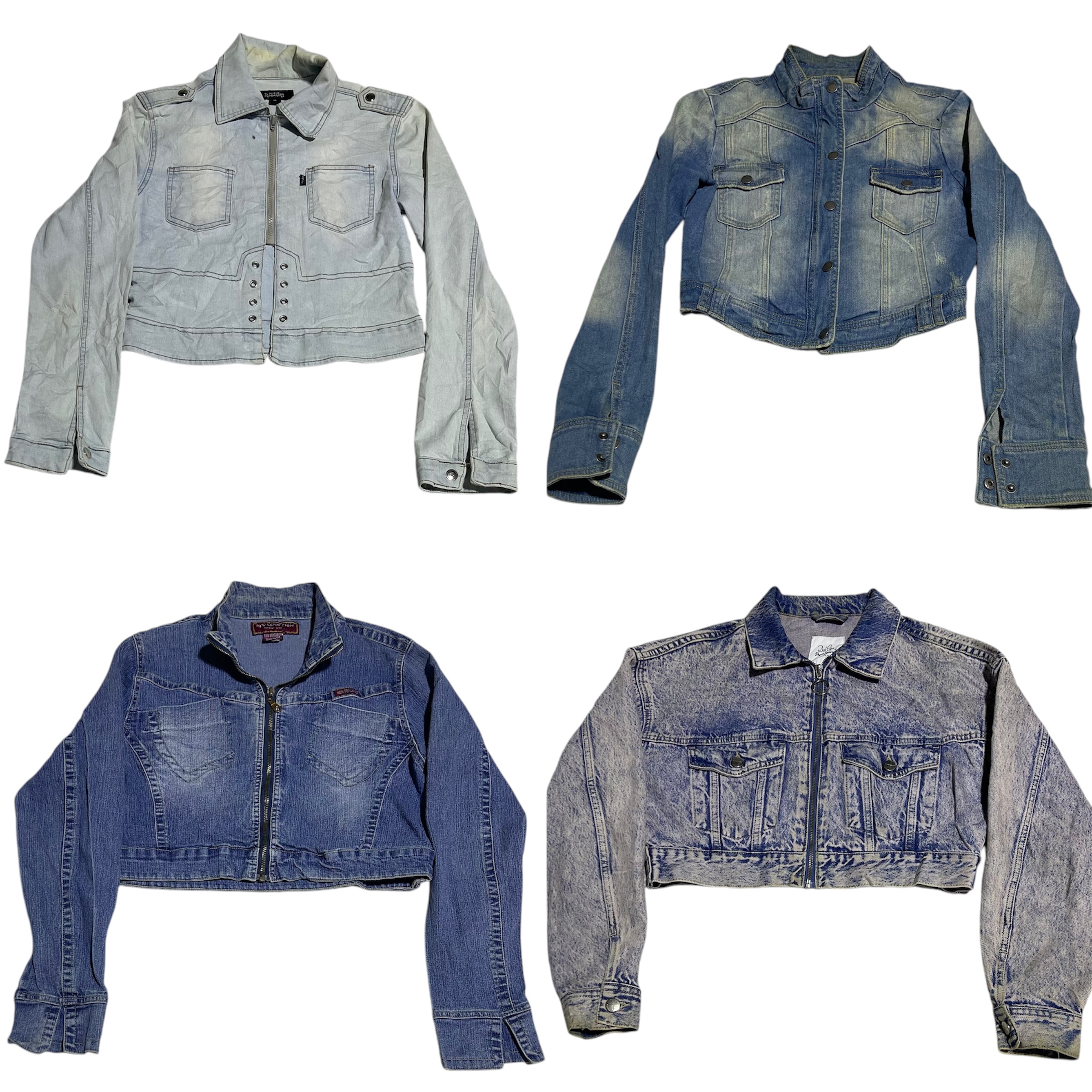 Y2K Women's Long Sleeves Denim Jackets 10 Pieces   :08: