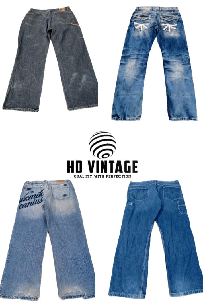 Jeans design baggy pour hommes HD596 - 15 pièces