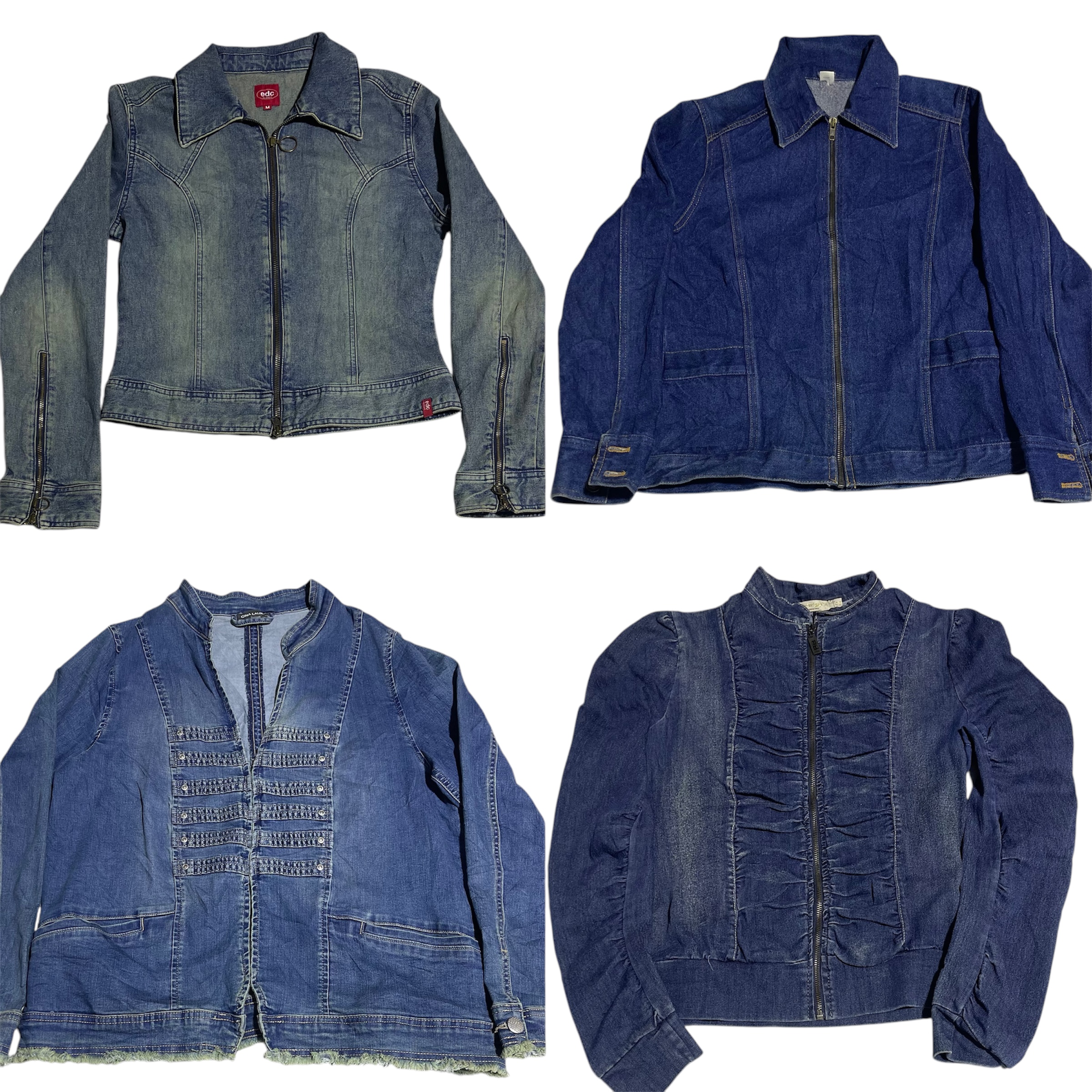 Y2K Britney Era Denim Jackets 12 Pieces   :09: