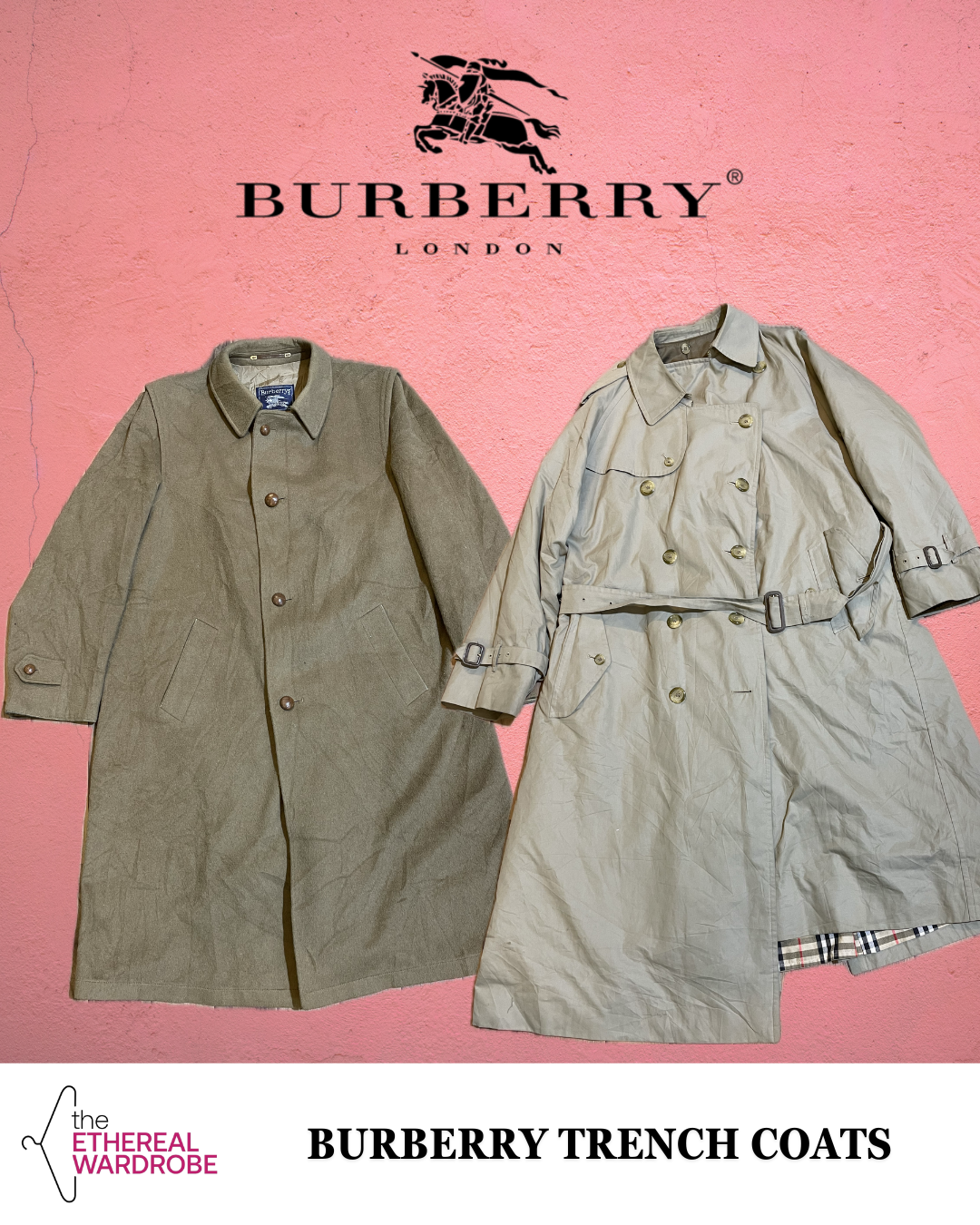 Manteaux Trench Burberry 9 pièces