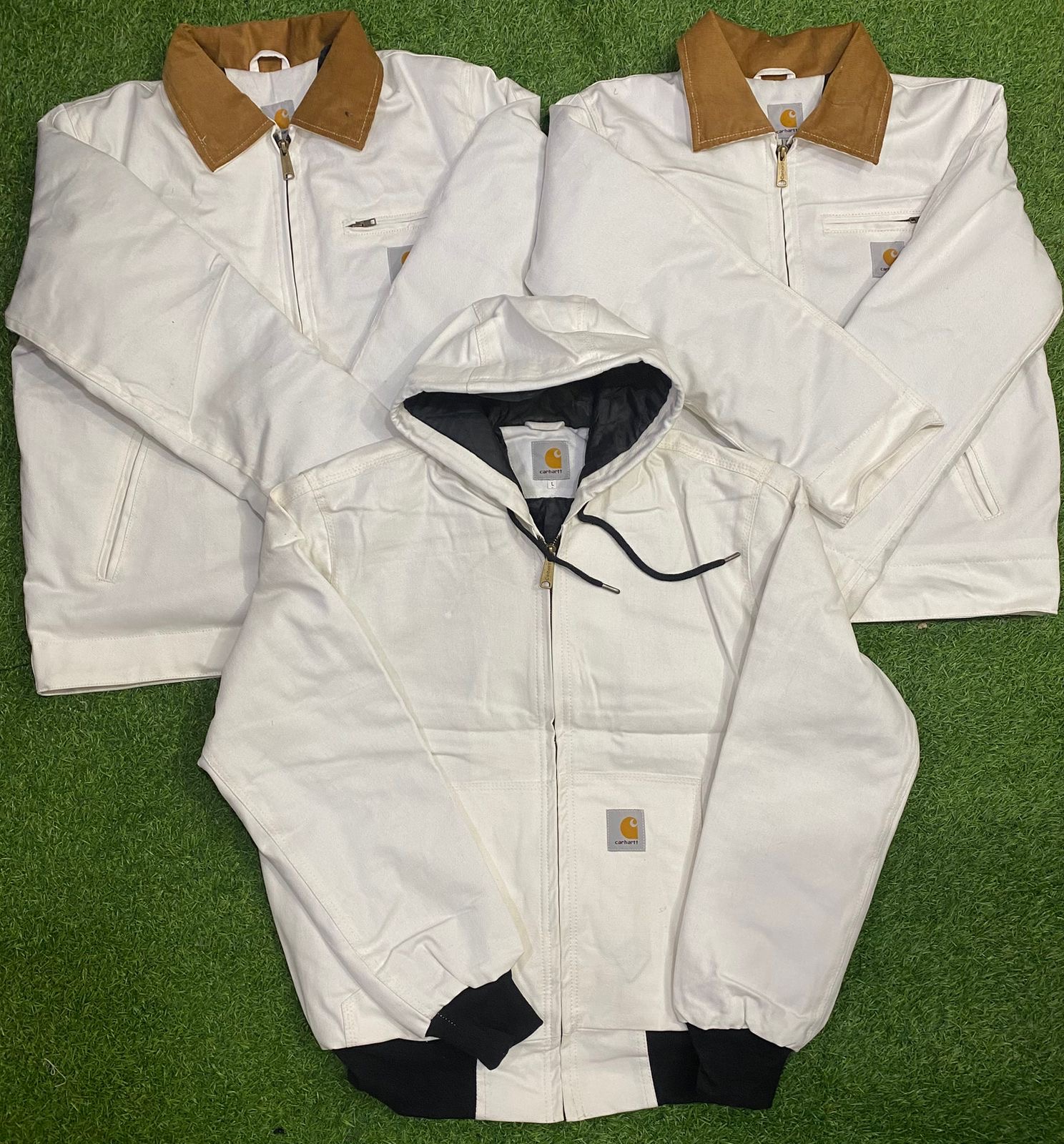 Carhartt stile rework mescola giacche Detroit e giacche active
