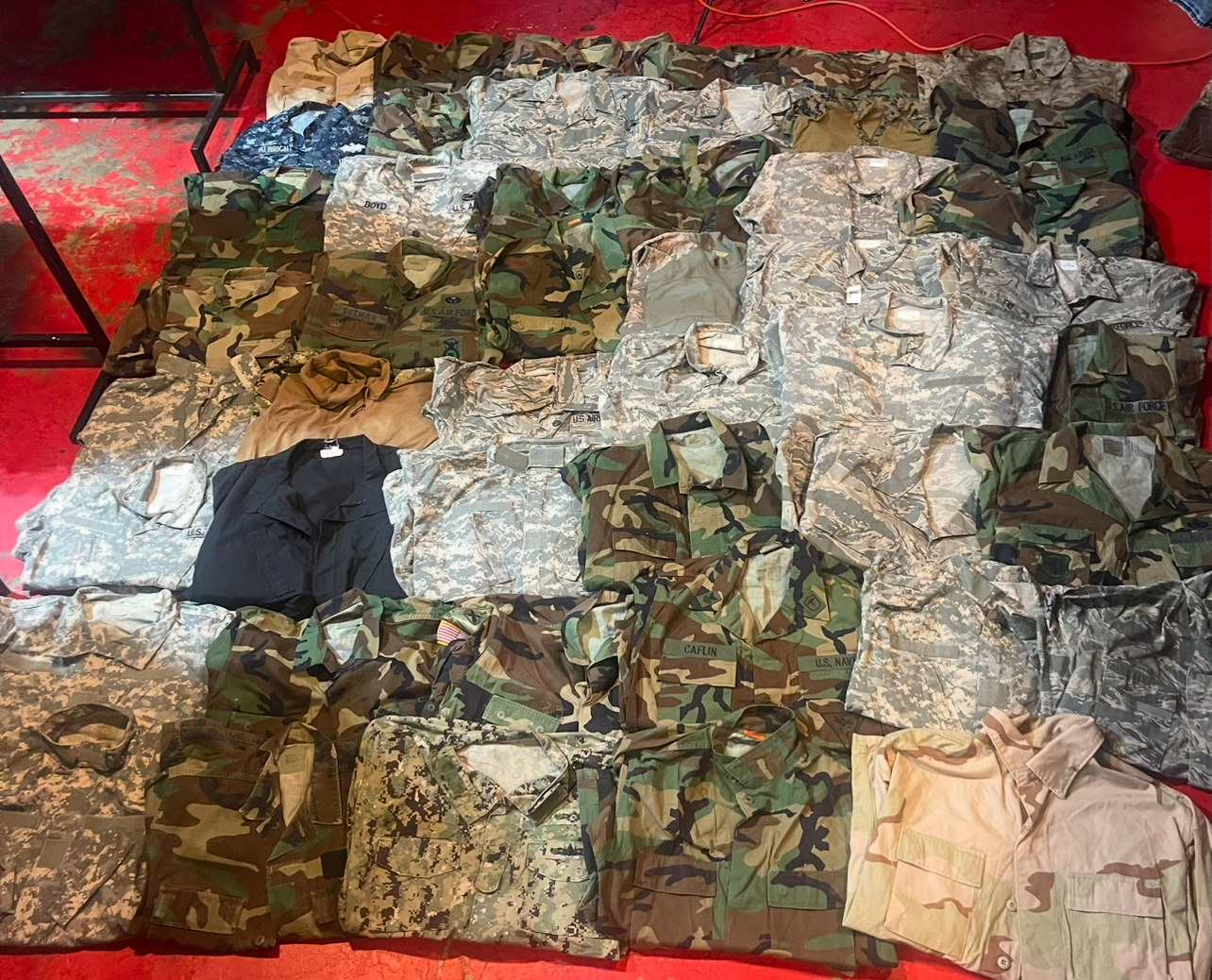 Mix ARmy / Navy And Airforce Shirts