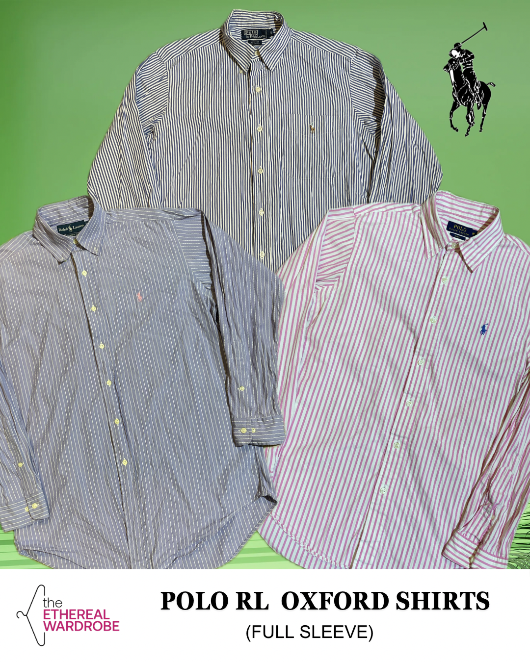 Polo Ralph Lauren Oxford Shirts 10pcs Full Sleeve