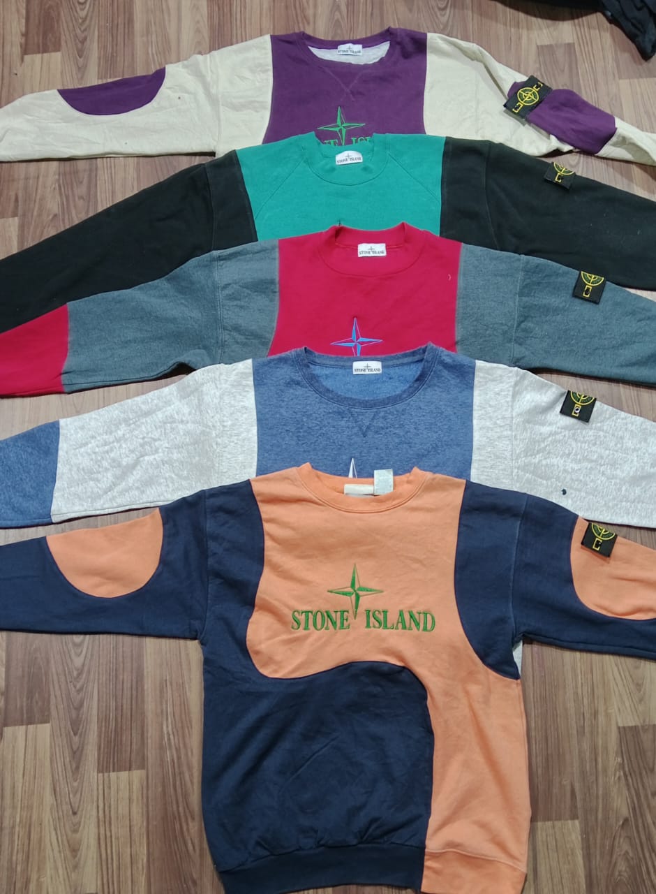 Rework style stone island sweatshirt 25 pieces