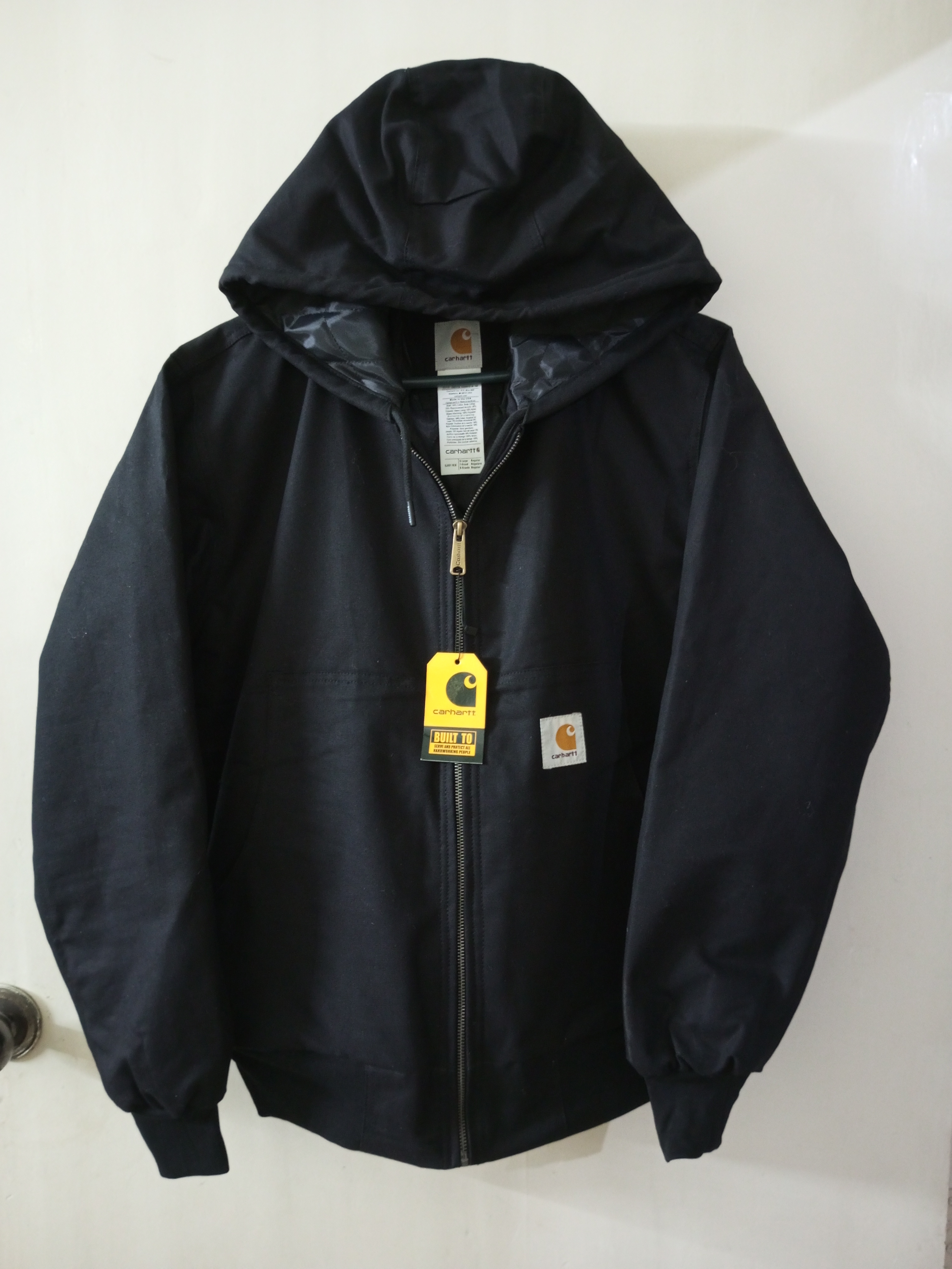 Carhartt Black Rework Style Hooded Jackets 25 pcs