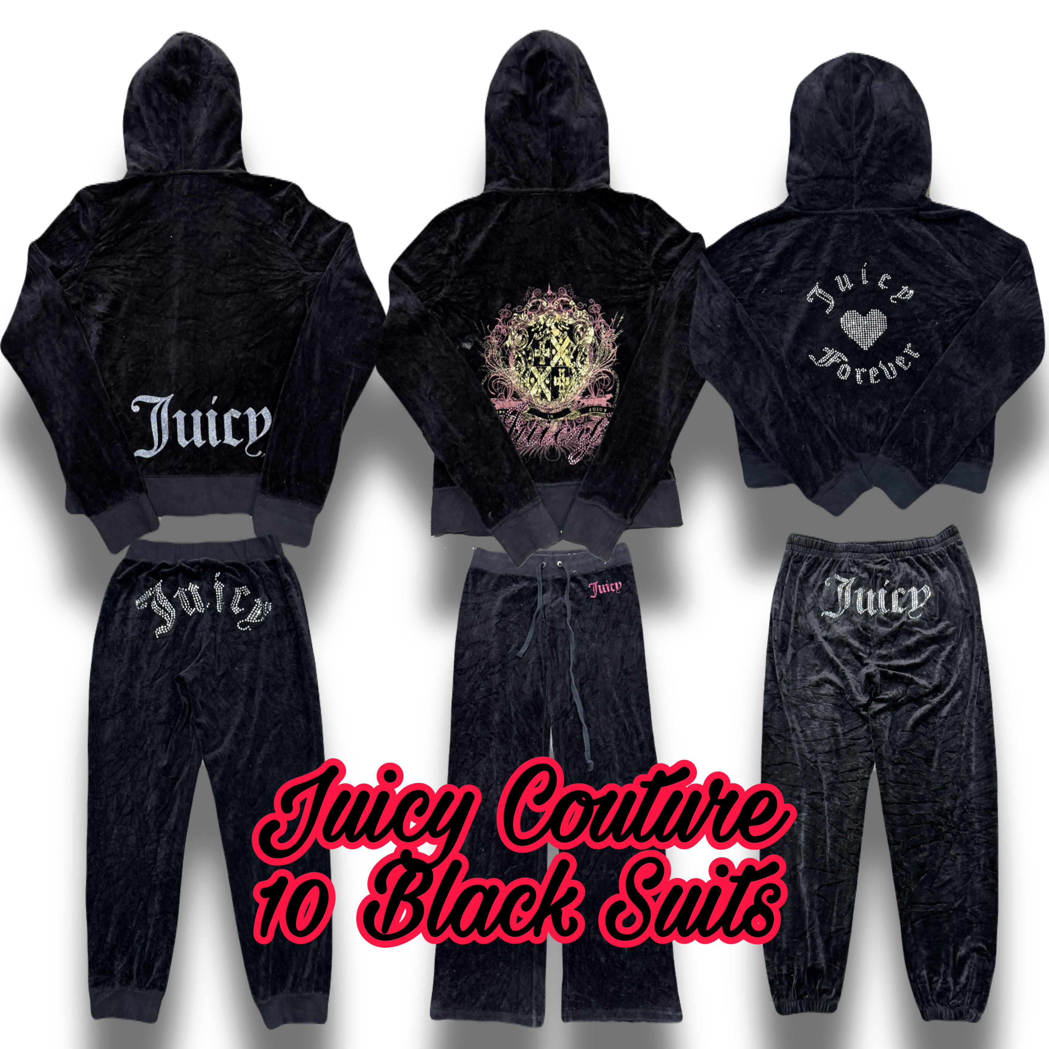 Juicy Couture Schwarze Anzüge