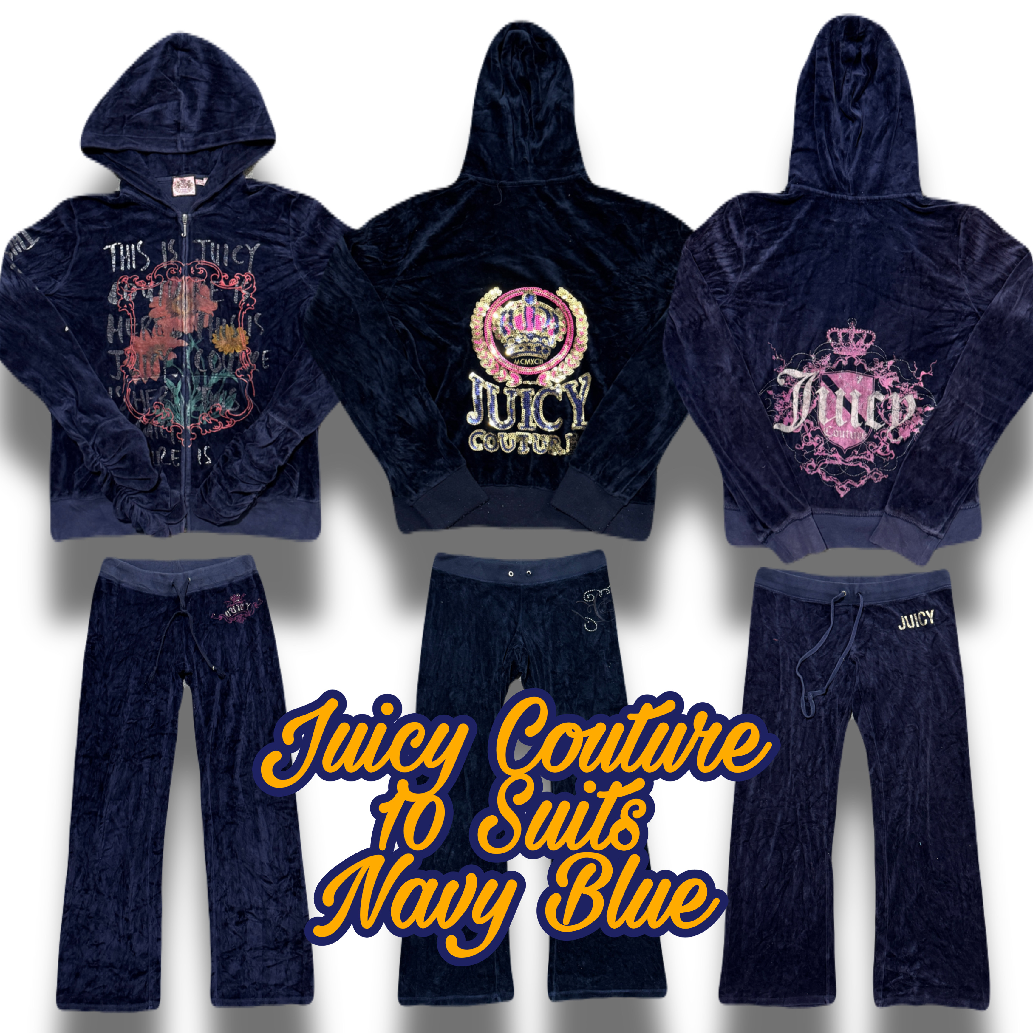 Juicy Couture dunkelblaue Anzüge