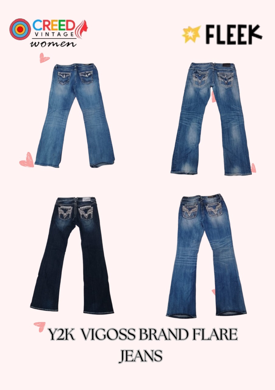 CR3235 Y2K Vigoss Flared Jeans - 10 Pcs