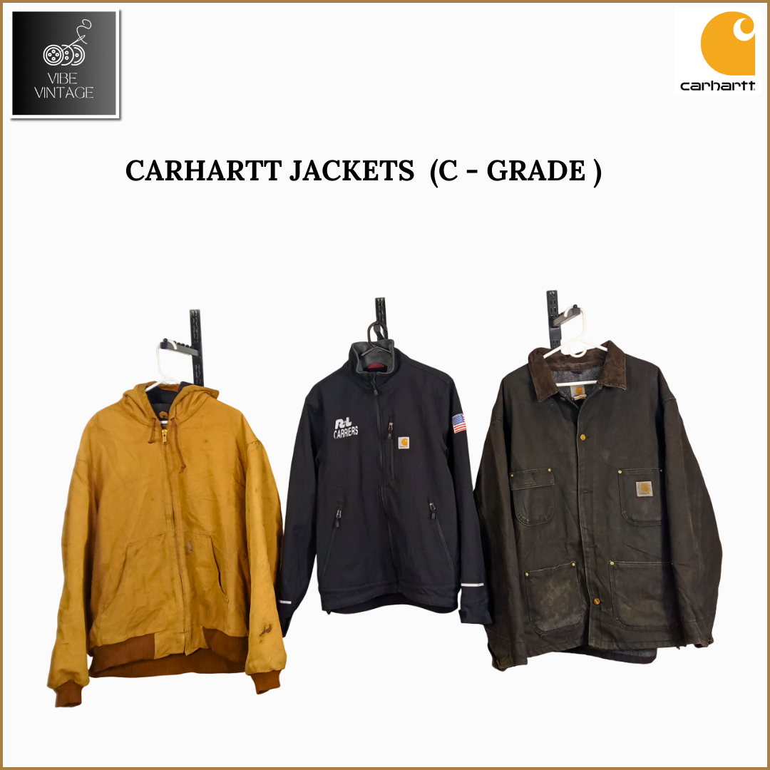 CARHARTT JACKEN (C GRADE) - 07 STÜCK (BUNDLE 1)