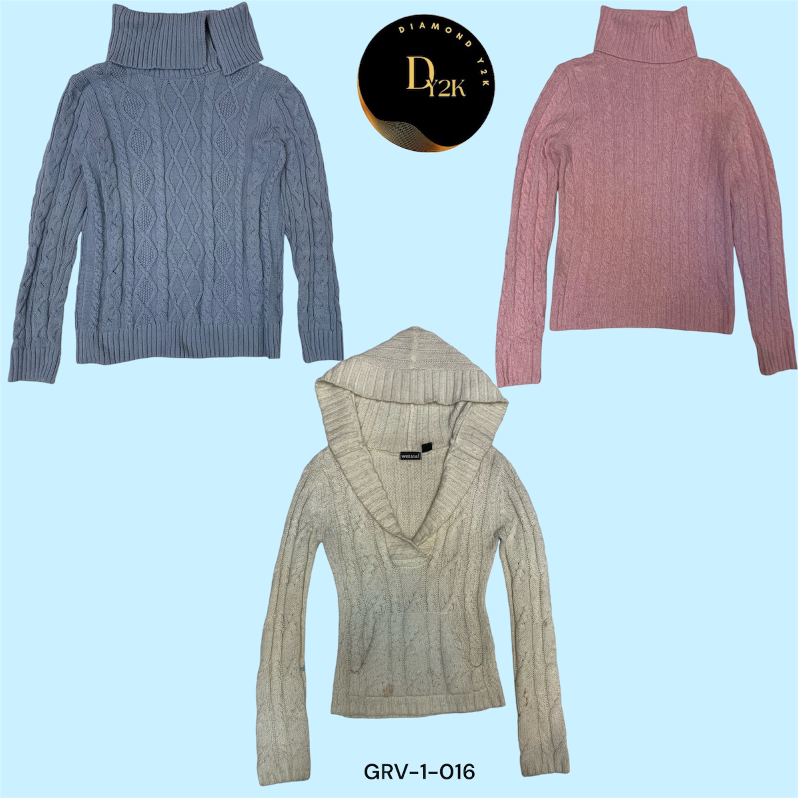 Y2K Turtleneck Sweater Collection - Wet Seal & More (GRV-1-016)