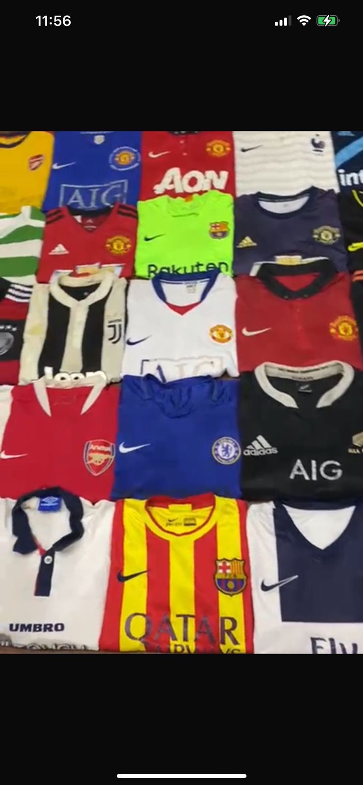 Nike Adidas umbro Puma Reebok Macron kappa Football/Soccer Jerseys: 10 Pcs