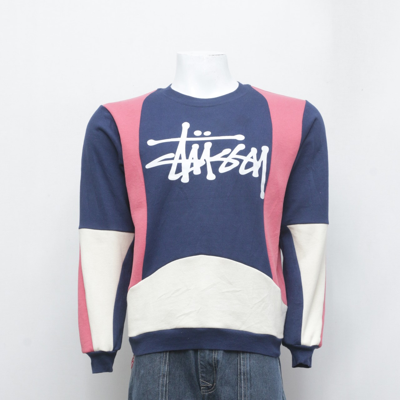 Rework Sweatshirts en Patchwork Stussy