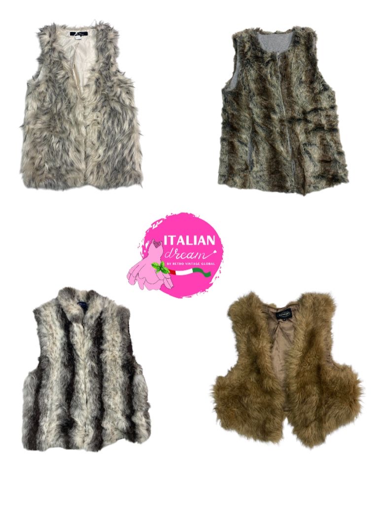 Y2k Diva girl faux fur mix