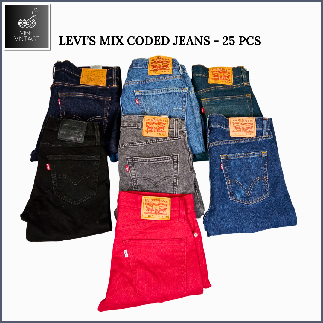 LEVIS MIX CODED JEANS - 25 STÜCK