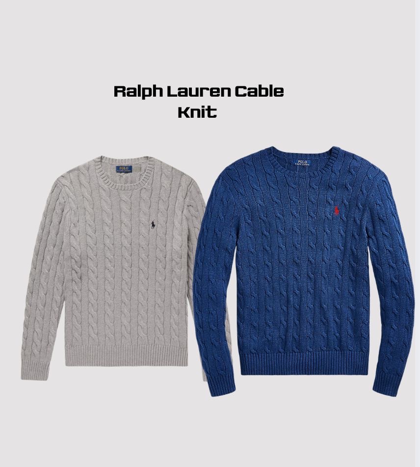 Tricots à cable Ralph Lauren