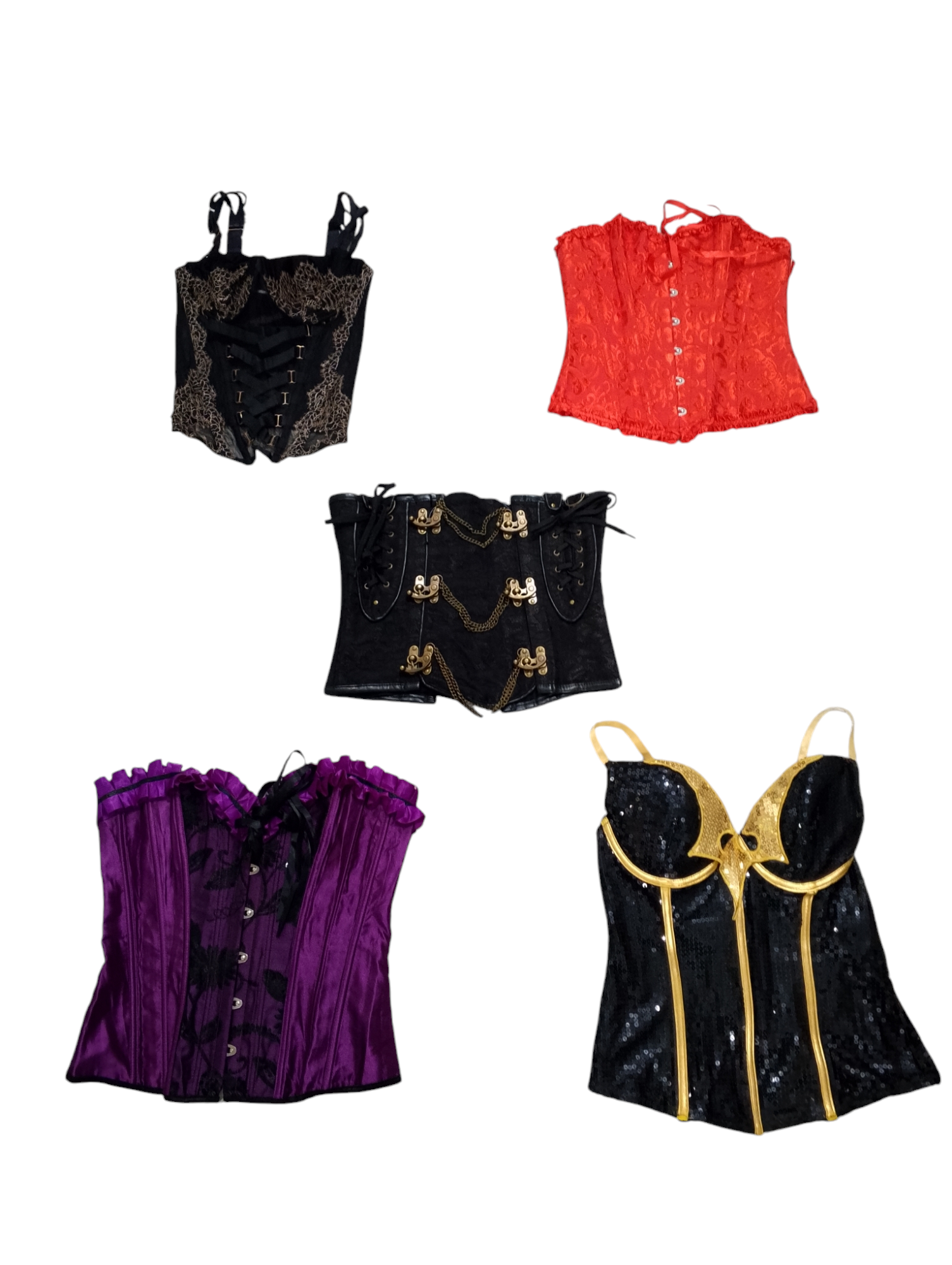 Bestseller multicolor corsets - 18 Pcs - Jan13/24