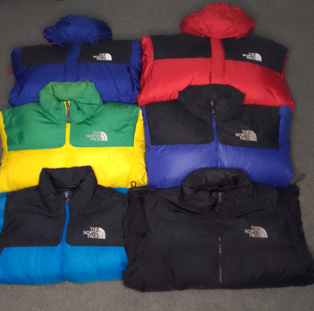 The north face puffer jacket 12 pcs nuptse