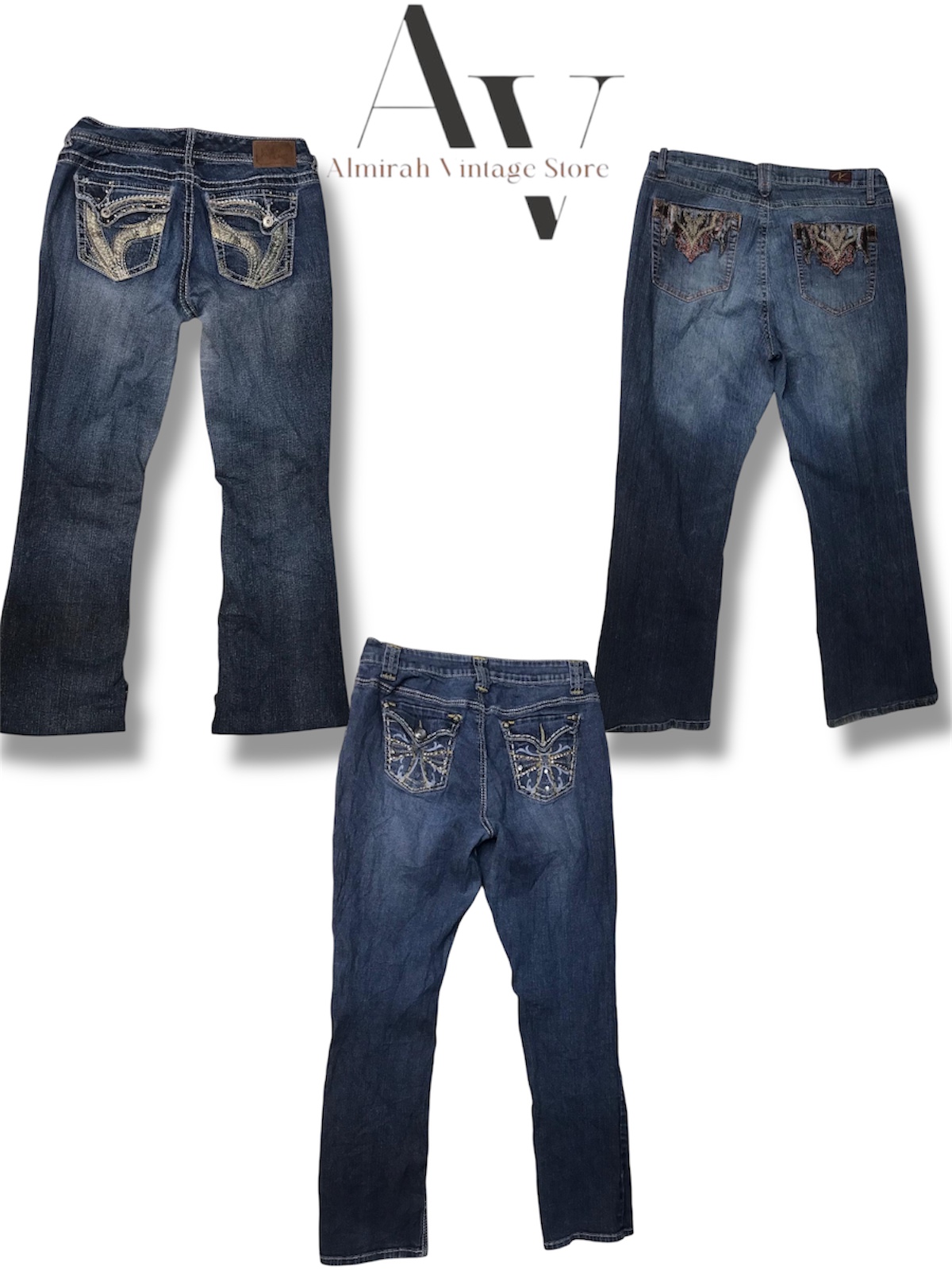 Jeans évasés grade AB 10 pcs