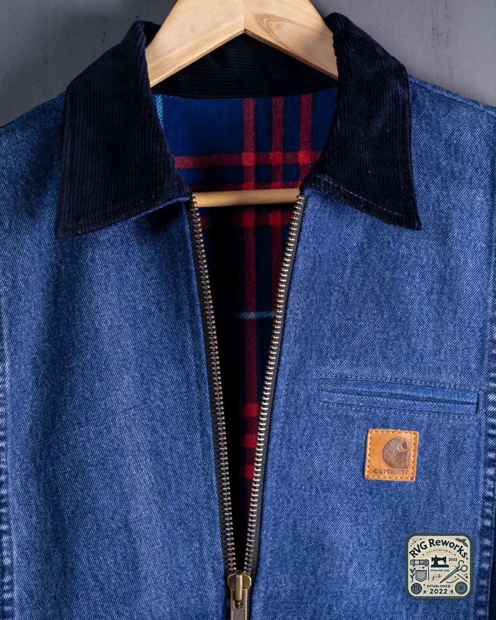 Chaqueta de denim reciclado de Carharrt