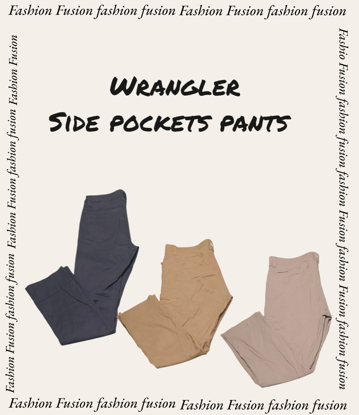 Wrangler side pockets pants (FF-420)