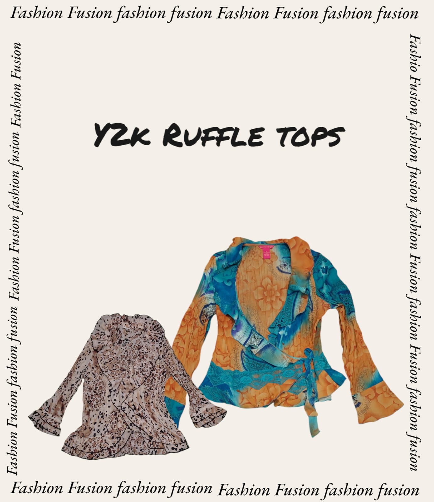 Y2k Ruffles Tops (FF-433)