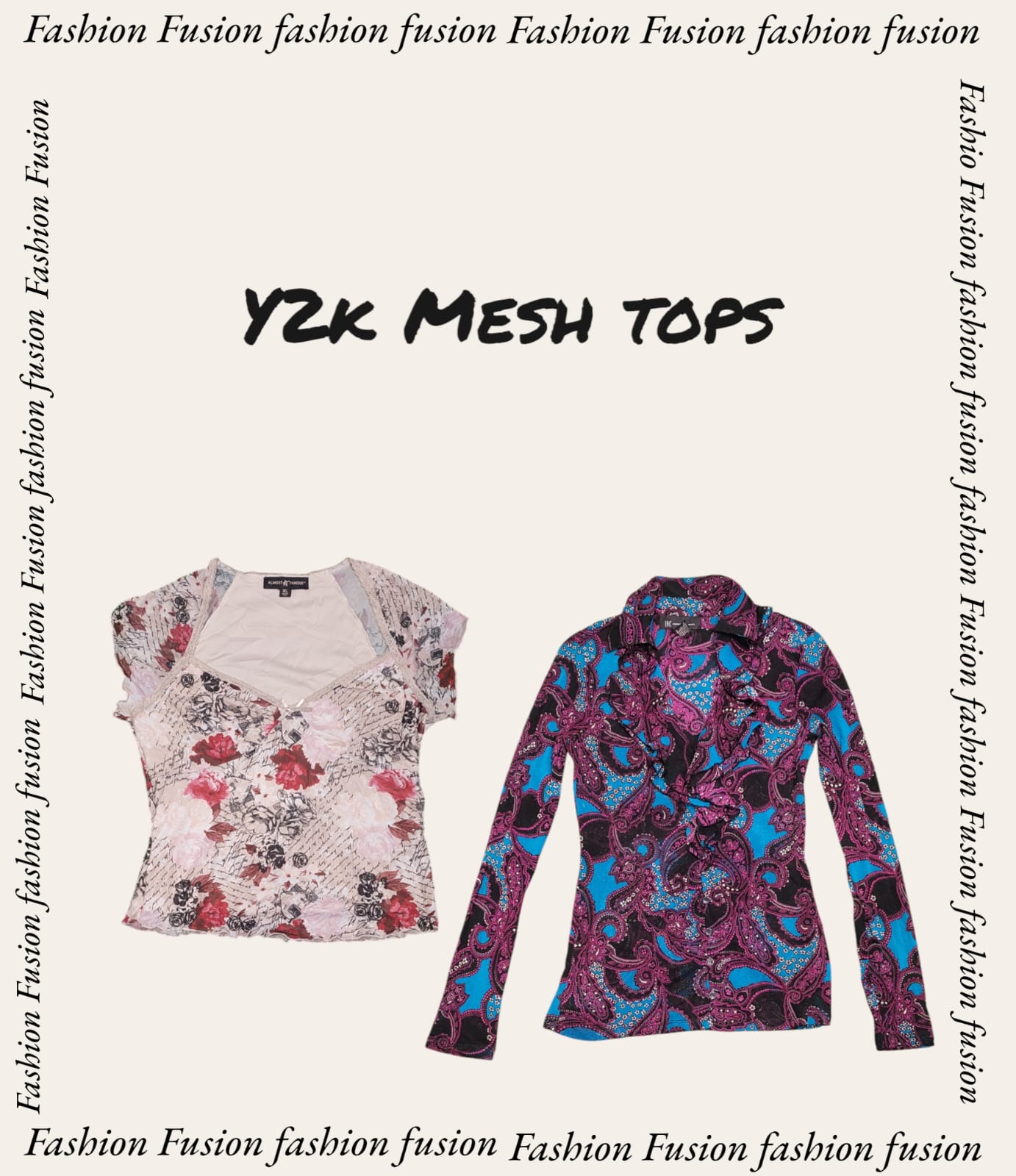 Y2k Mesh tops (FF-433)