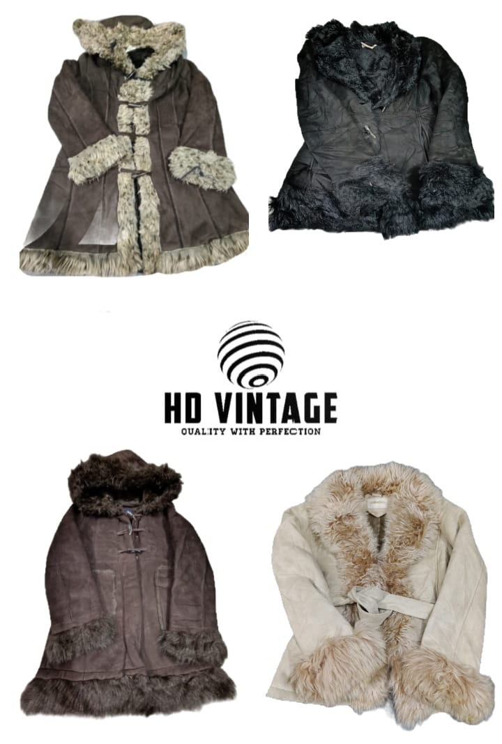 HD605 Y2K Afghan Coats - 10 pcs