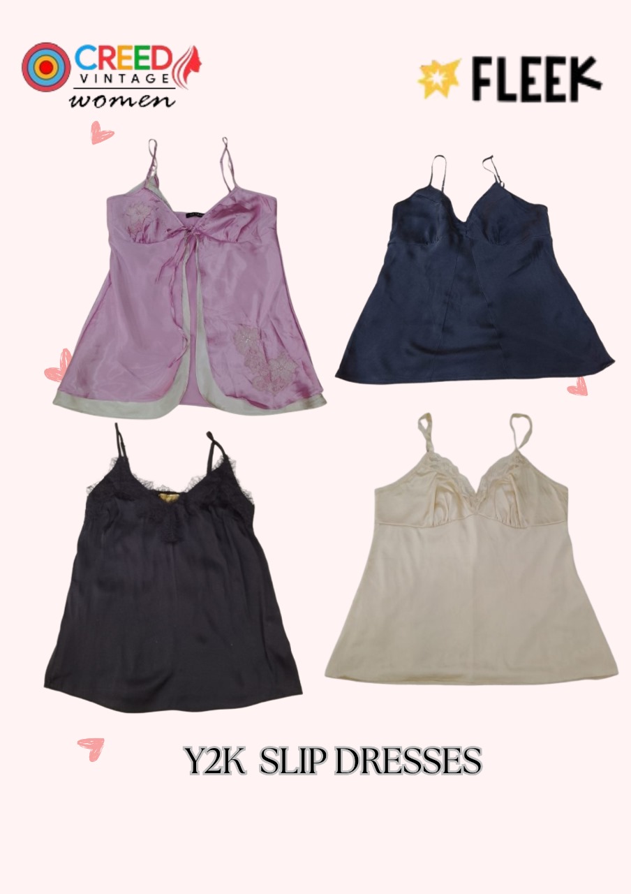 CR3273 Y2K Slip Tops - 7 Pcs