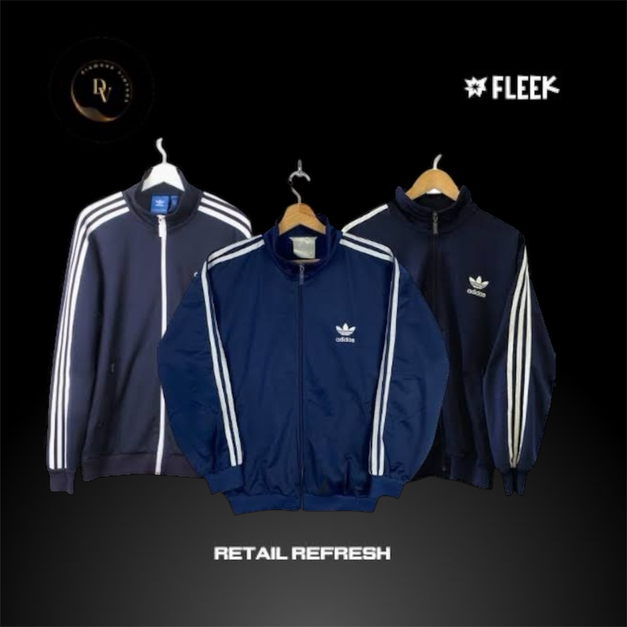 Veste de piste Adidas 100 pièces