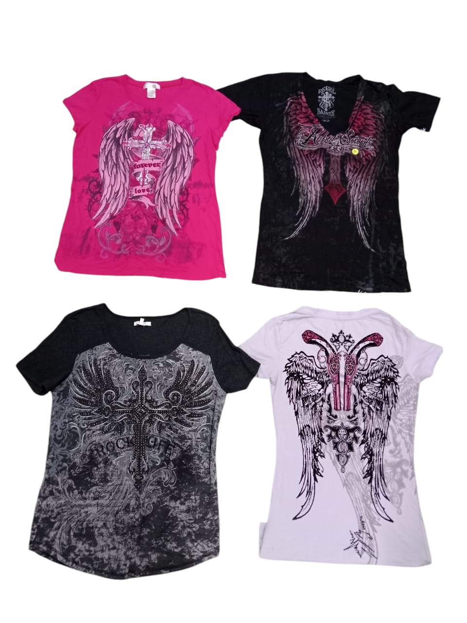 T-shirts affliction pour dames - 66 pièces - 11 janv./25