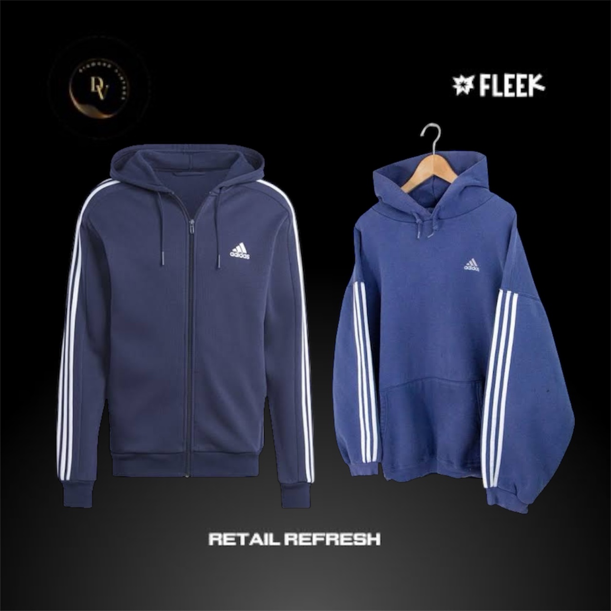 Adidas Sweatshirts 100 Pièces