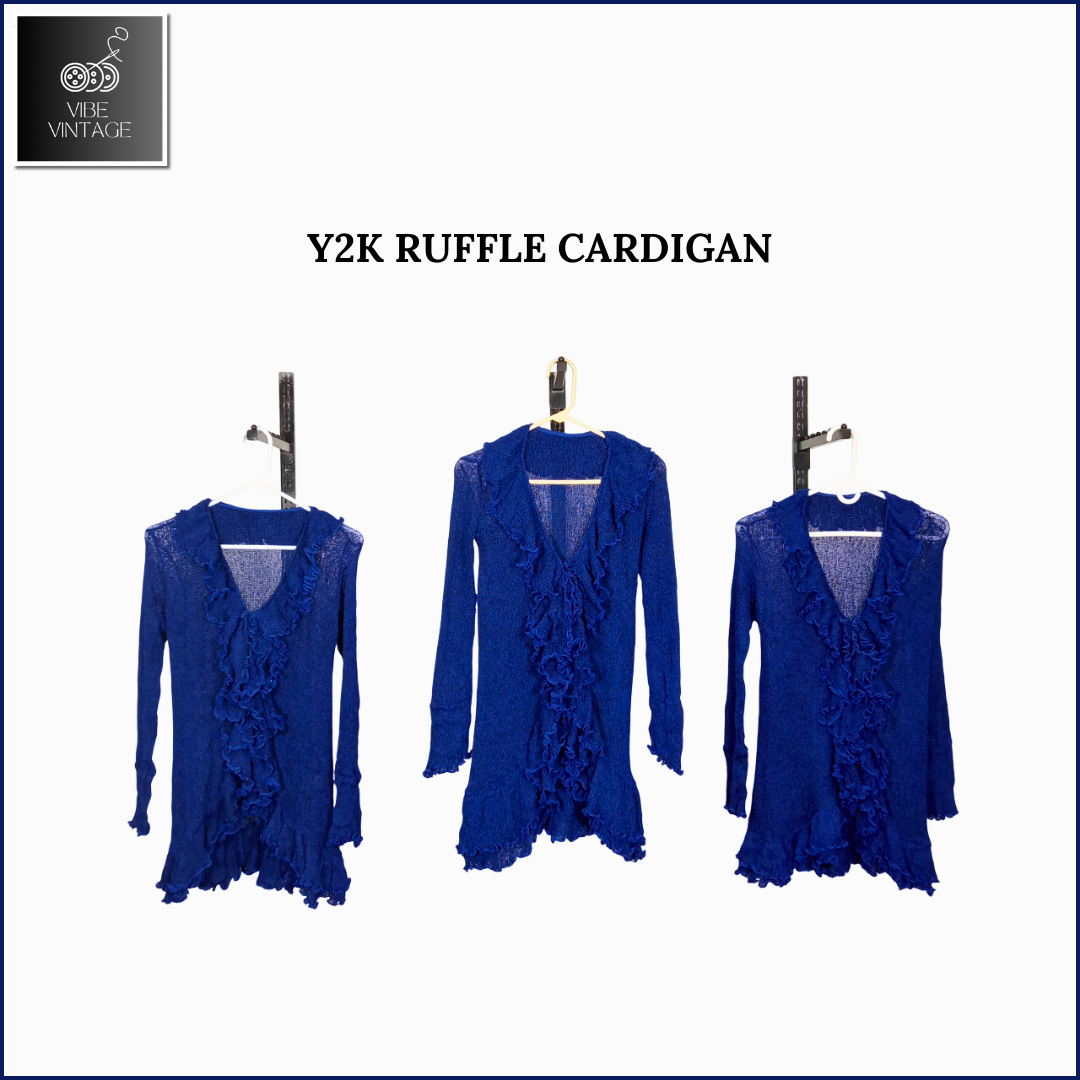 Y2K RUFFLE CARDIGANS - 12 PCS (BUNDLE 2)