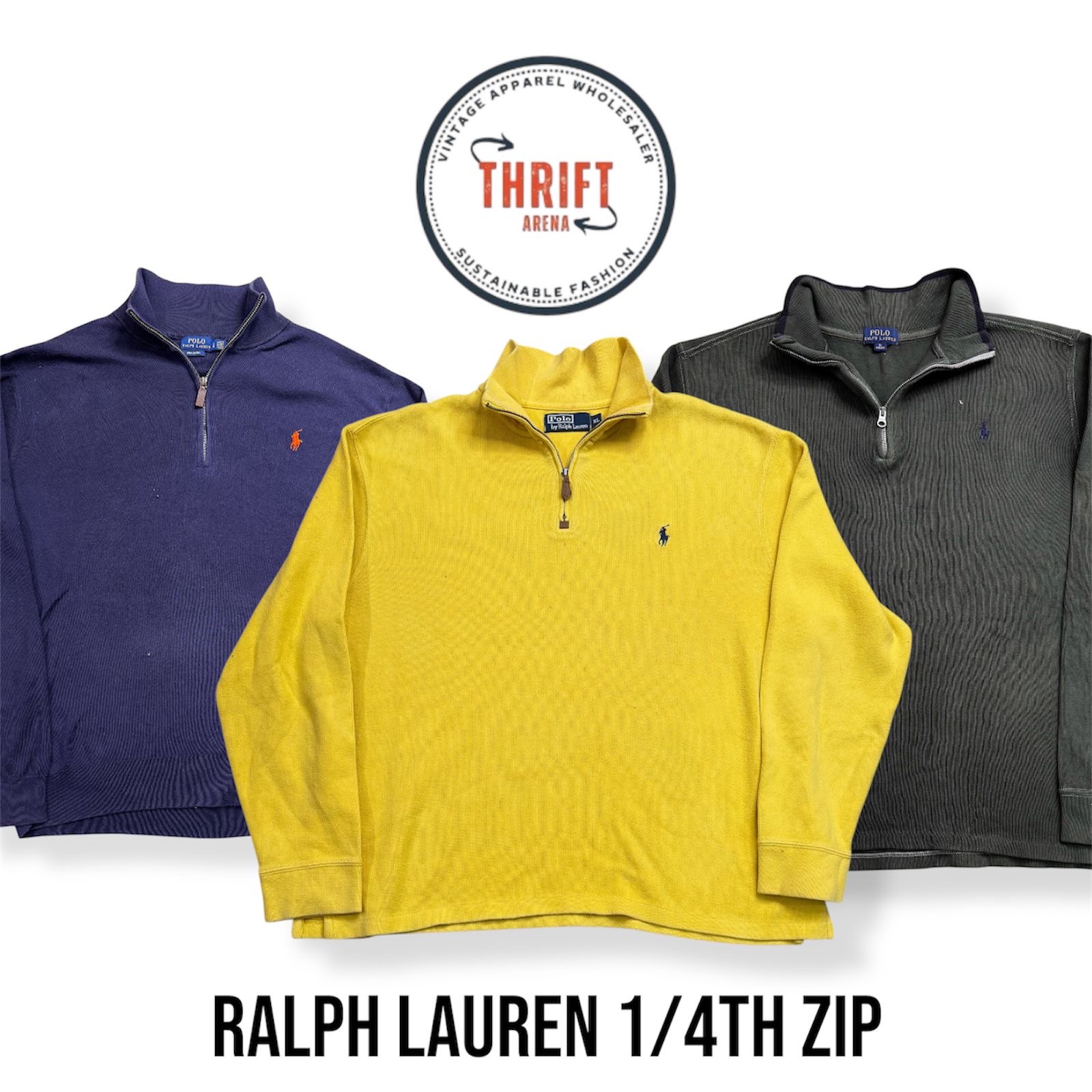 #VV634 Ralph Lauren 1/4th Zip 10PCs