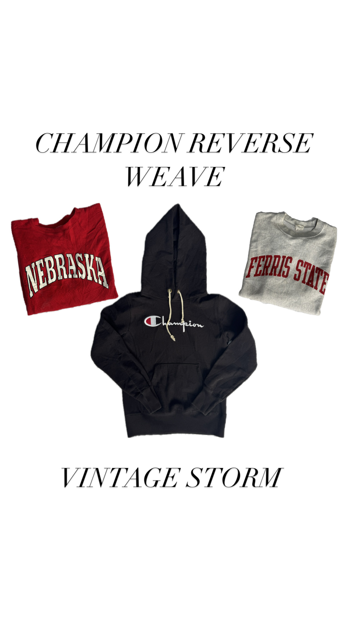 Champion Reverse Weave Hoodies and Sweatshirts