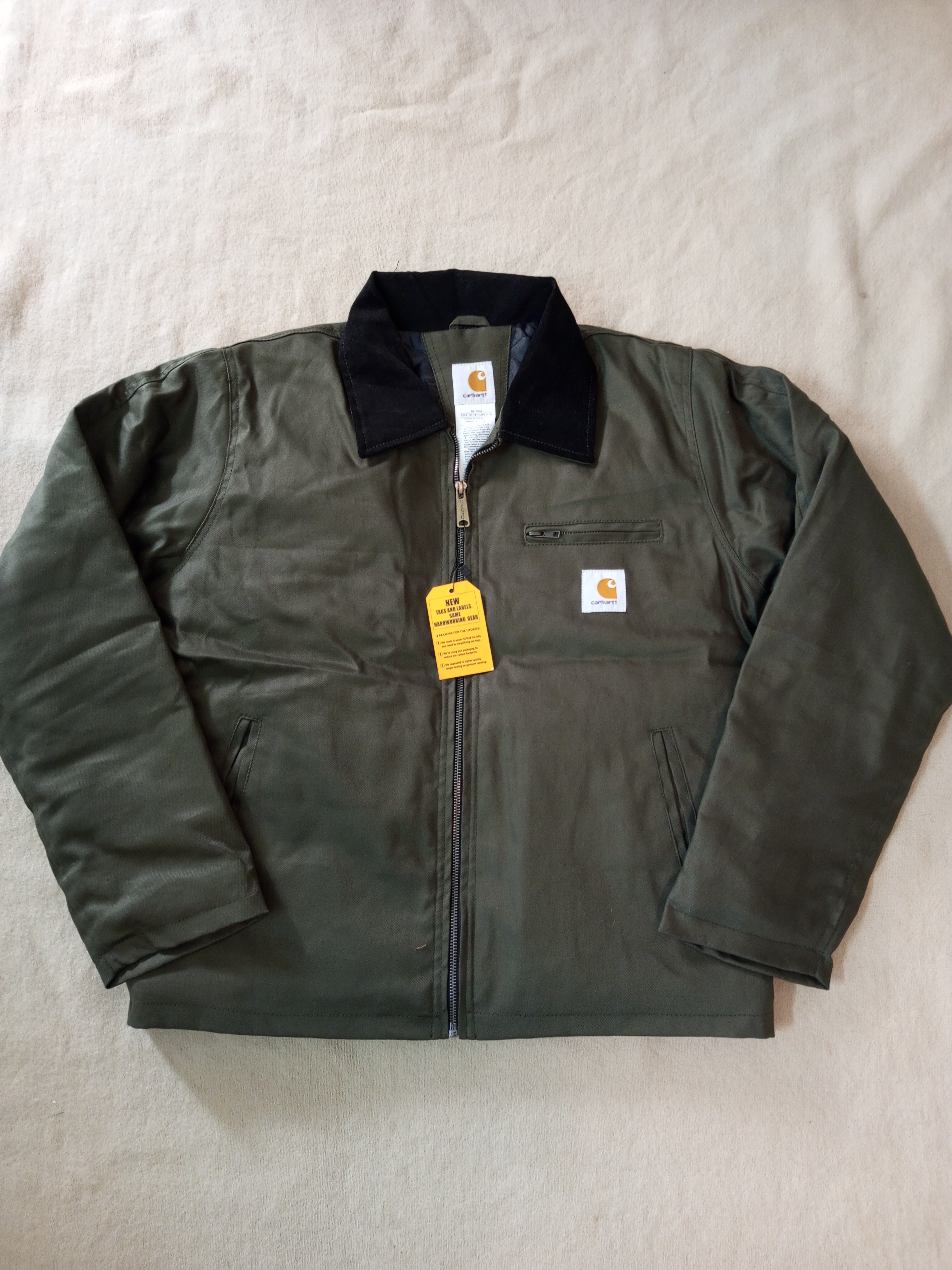 Carhartt Verde Detroit Rielaborazione Stile 25 pz