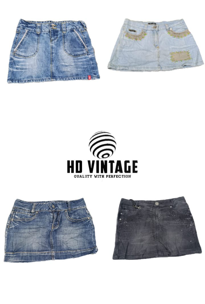 HD611 Y2K Ladies Micro Mini Skirts - 25 pcs