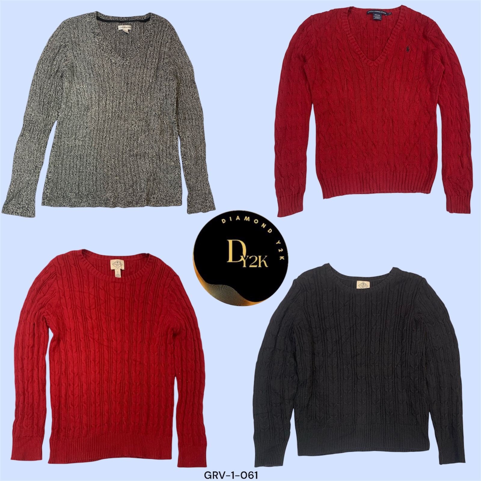 Dernier Pull en Maille Câble Y2K - Ralph Lauren & Plus (GRV-1-061)