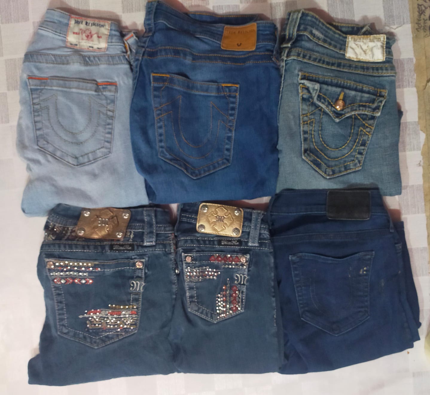 ID 240  TRUE RELIGION MISS ME JEANS 10 PCS