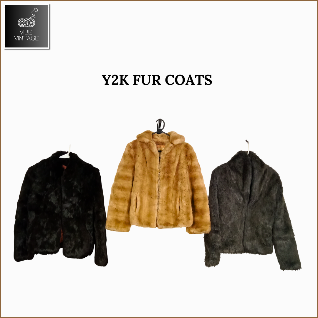 Y2K FUR COATS - 09 PCS