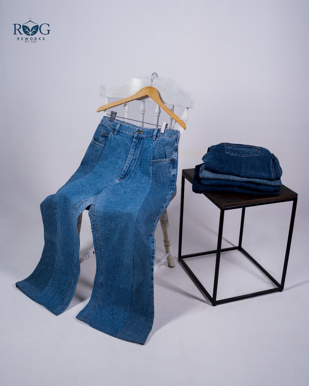 Reworked Wide Leg Jeans