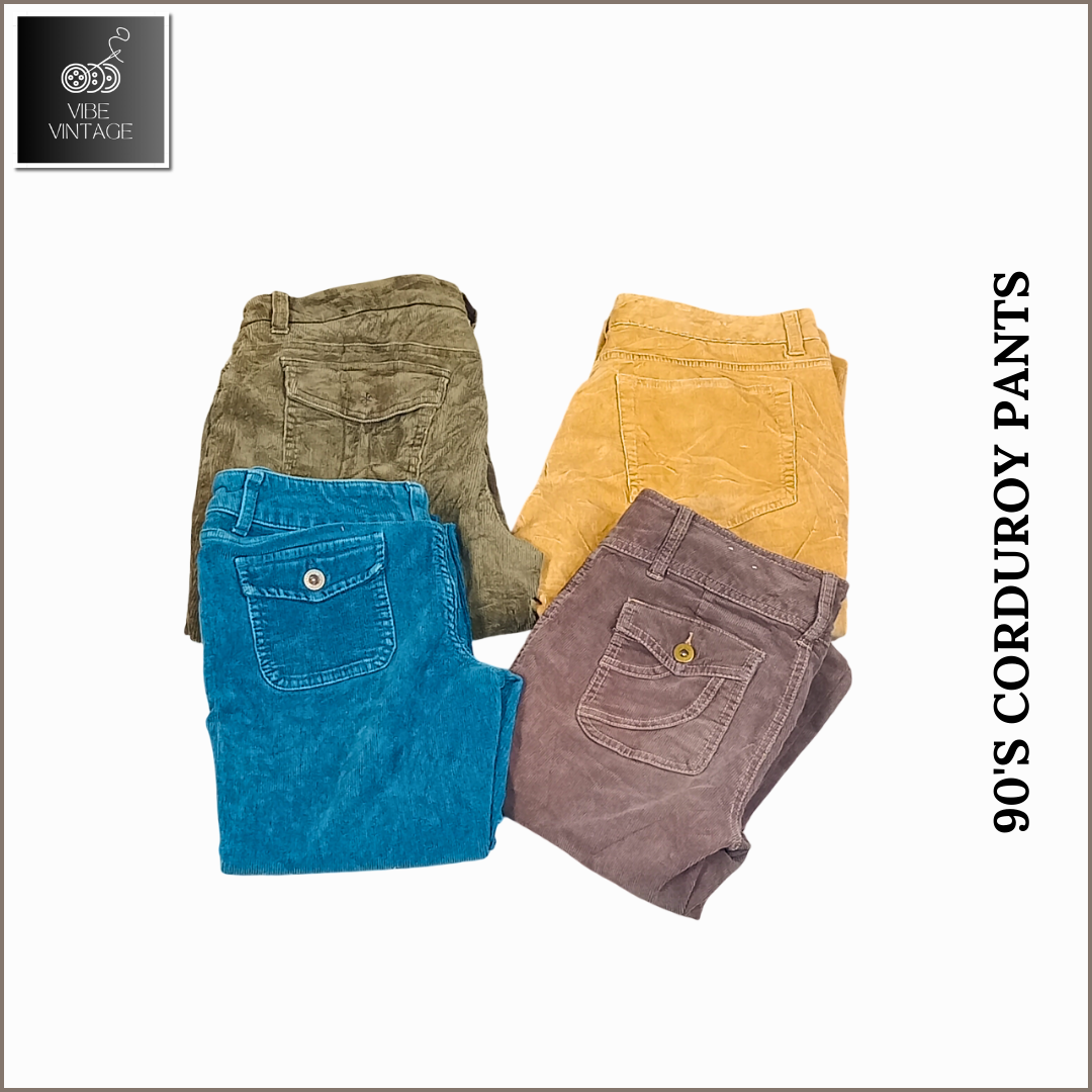 90'S CORDUROY PANTS - 09 PCS