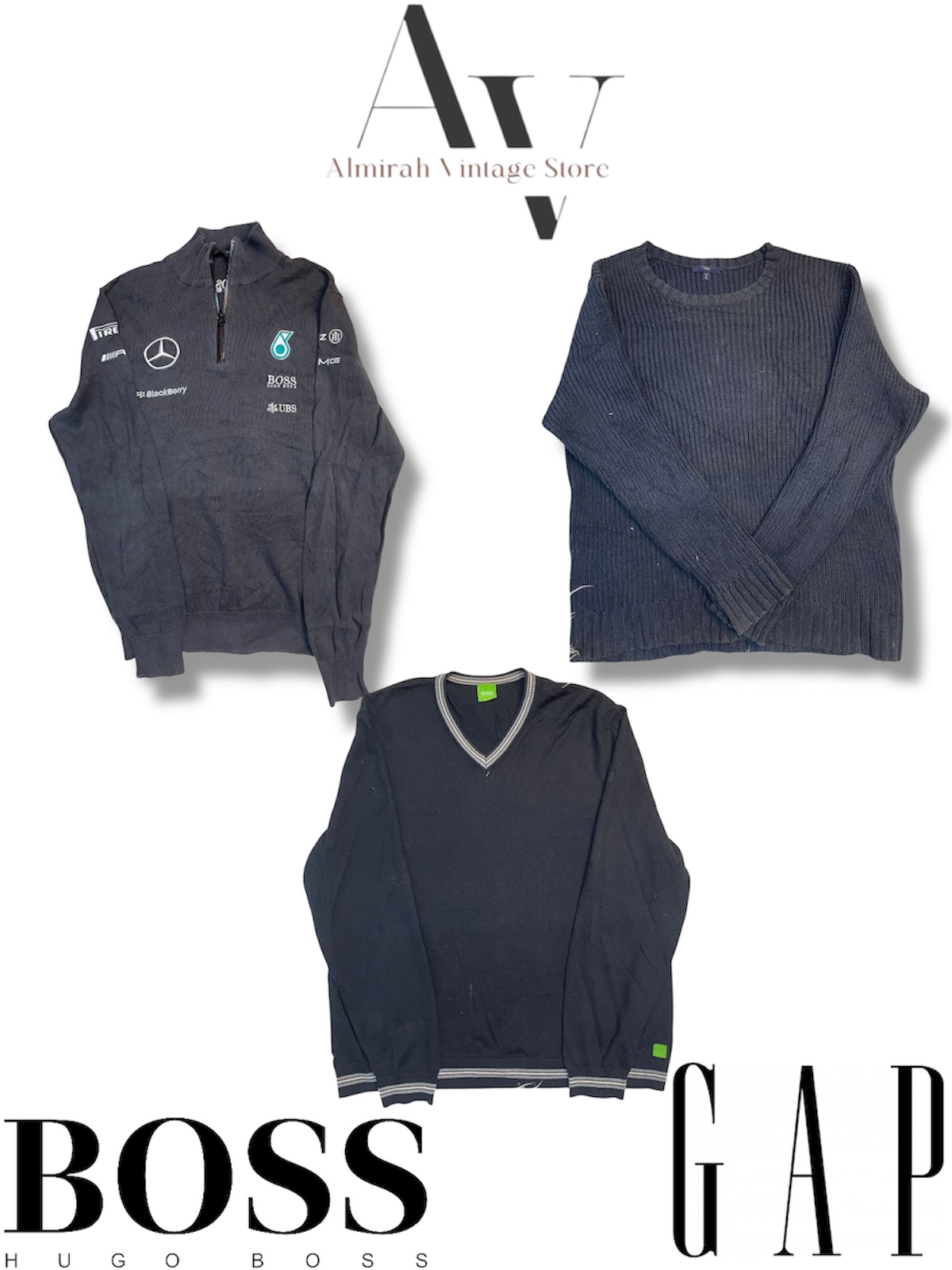 BOSS et Gap pulls, sweats et sweat-shirts à demi-zipper