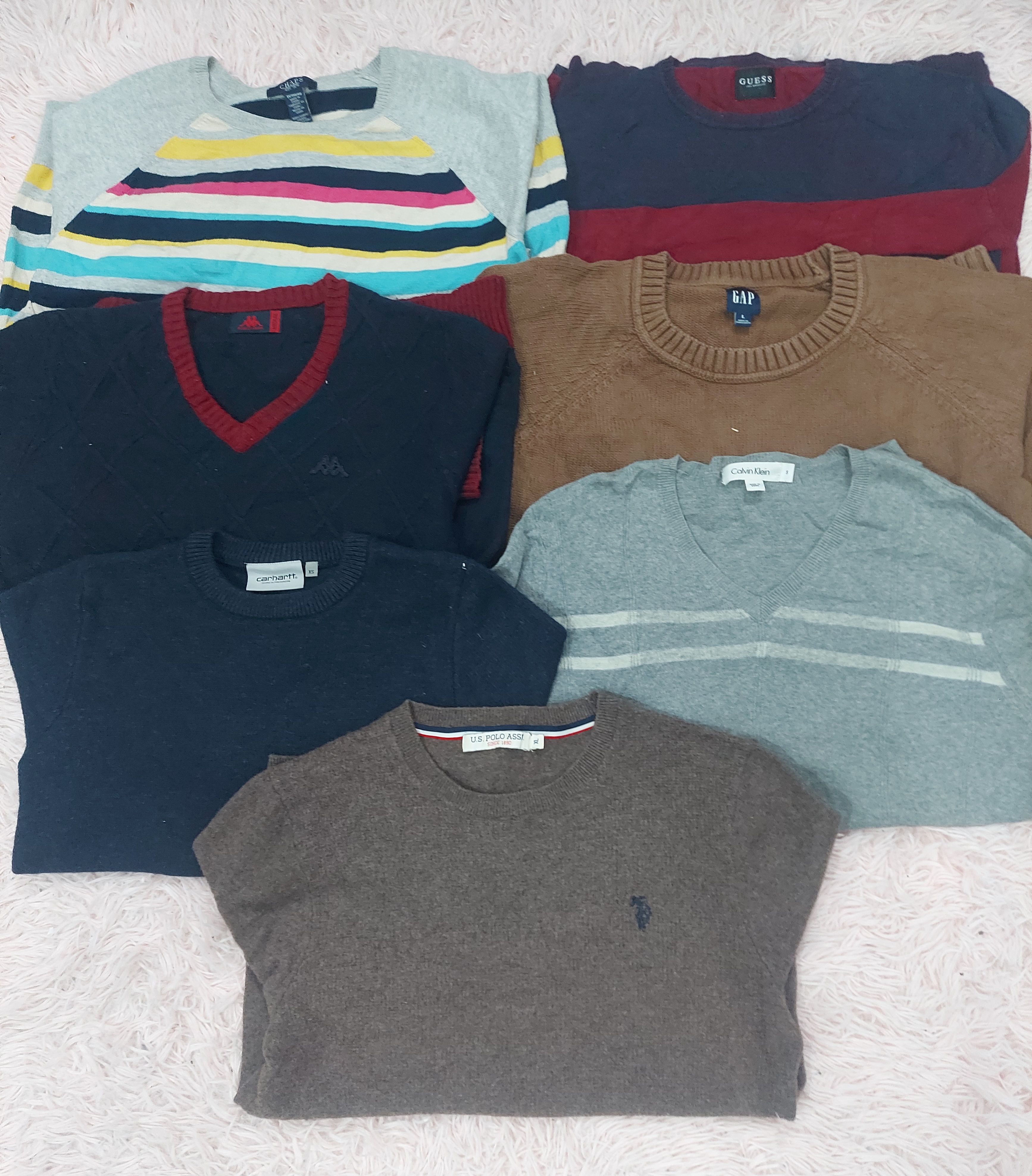 Mix Branded Sweaters for Men and Women 7 Pcs