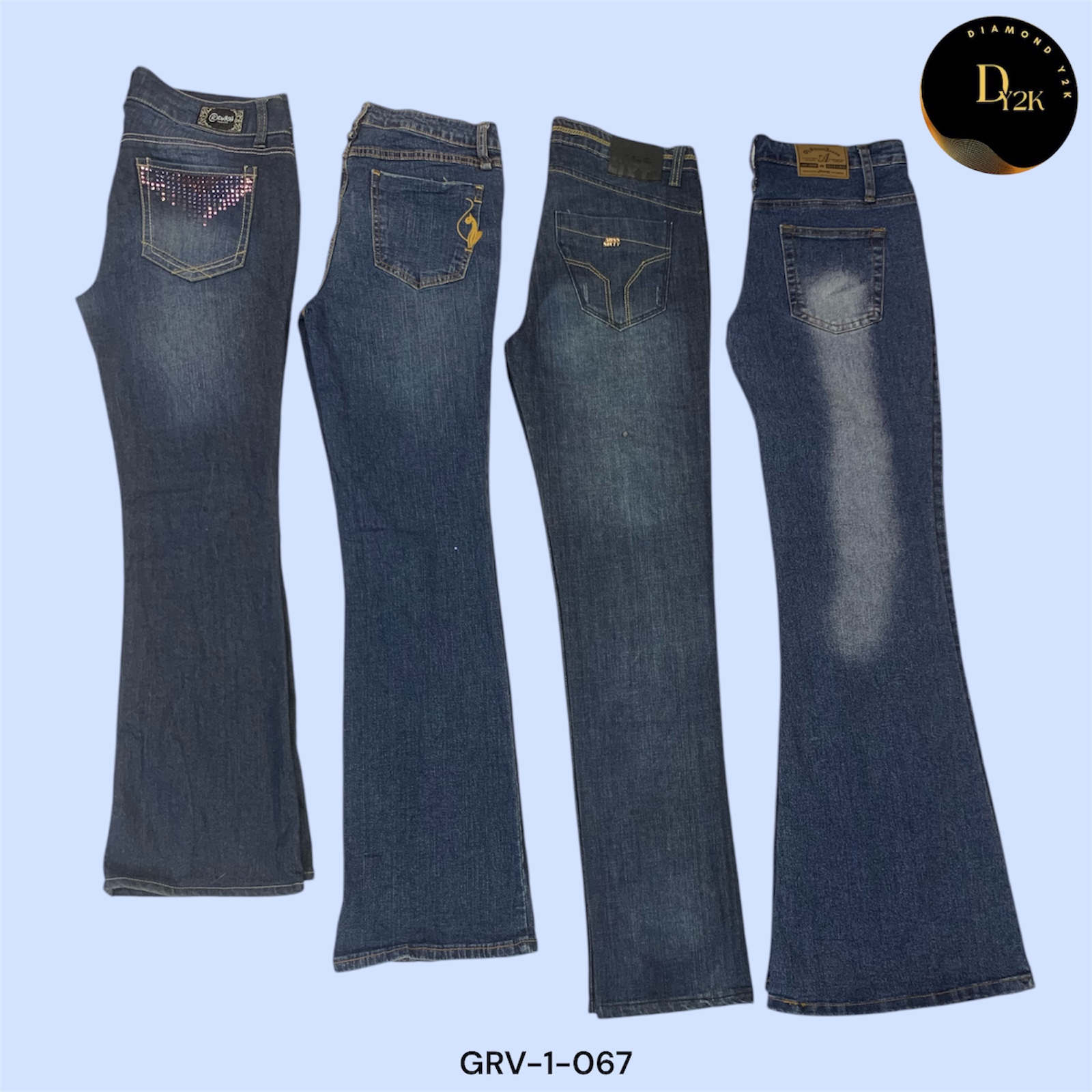 Y2K Flared Jeans - Miss Sixty & More Collection (GRV-1-067)