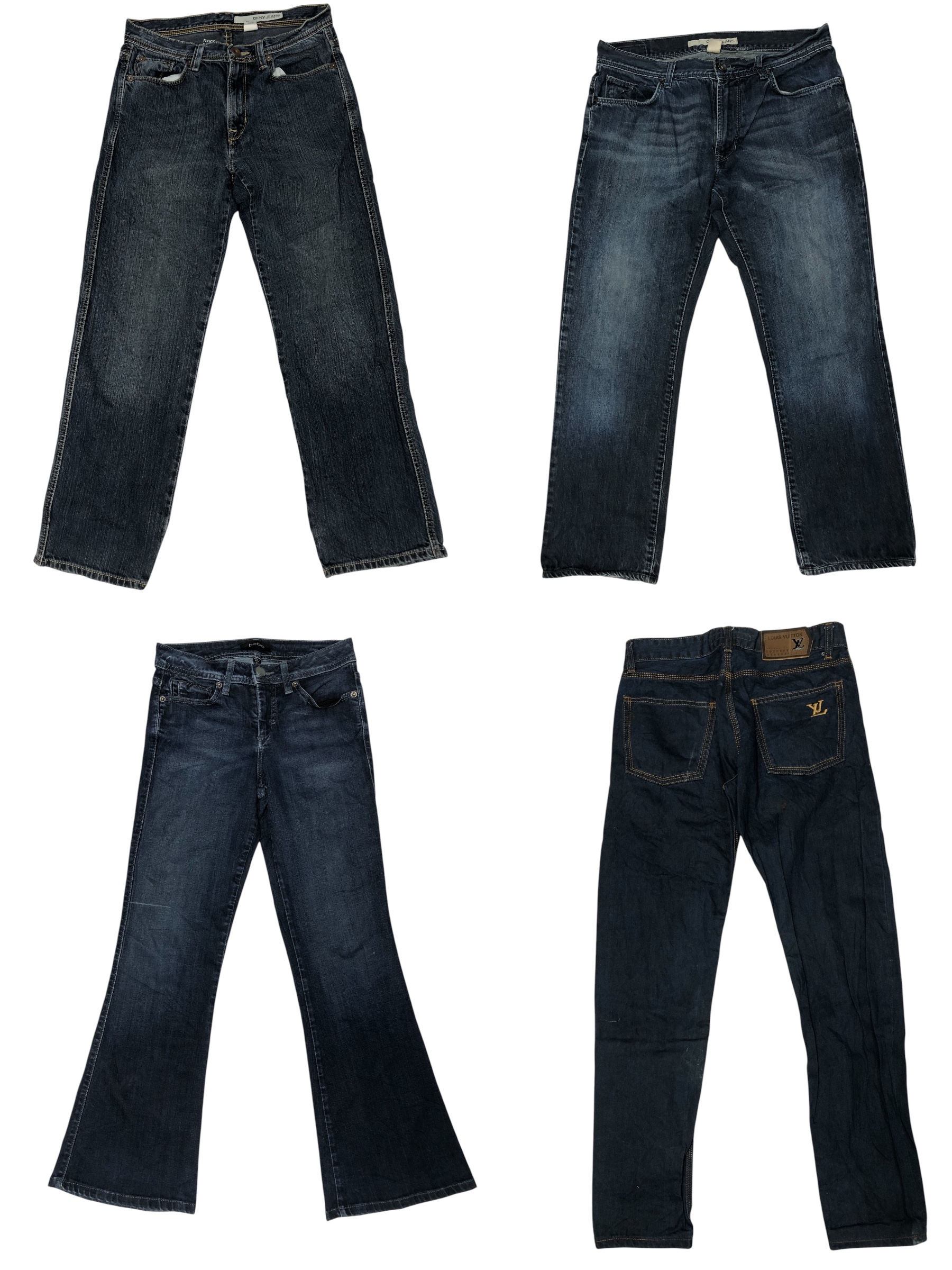 Branded skinny and flared jeans S-855