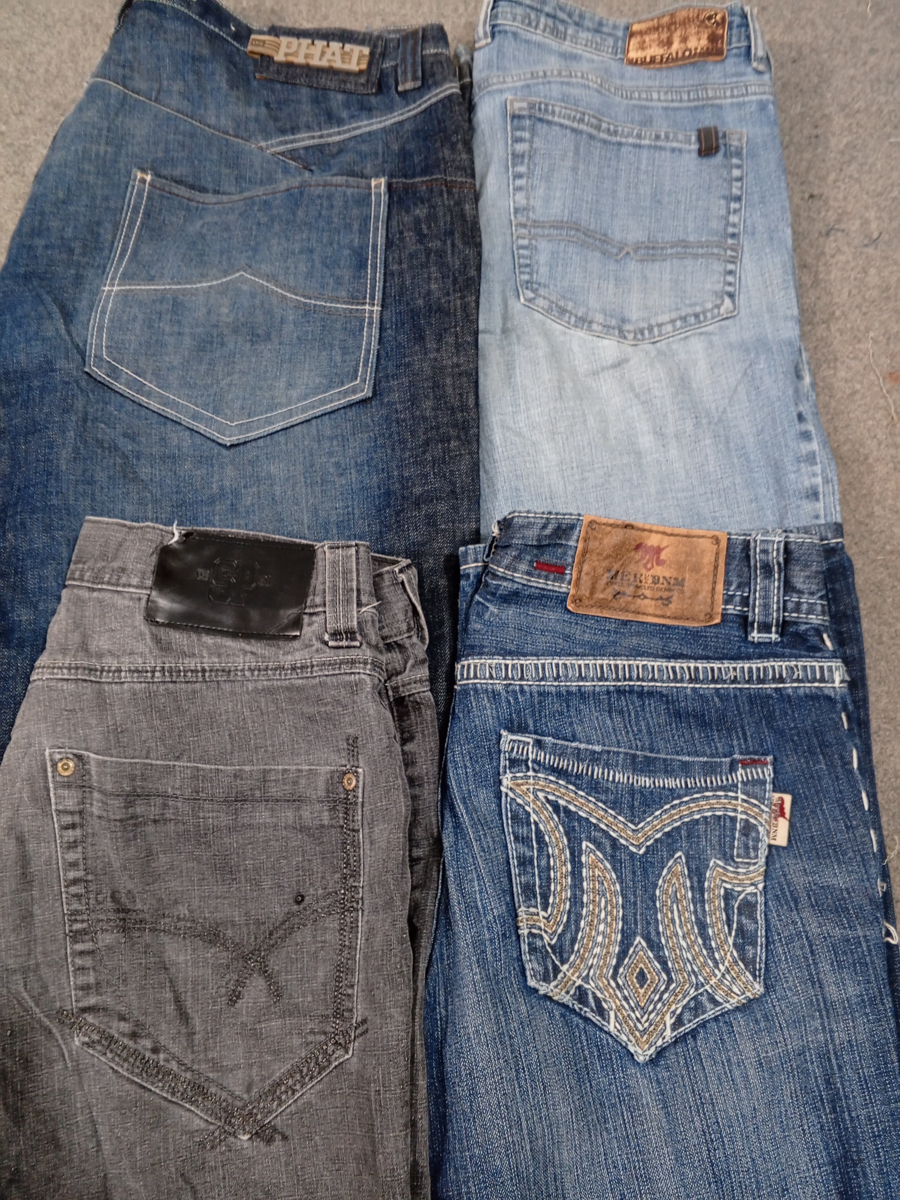 #496 Men Baggy Jeans -15