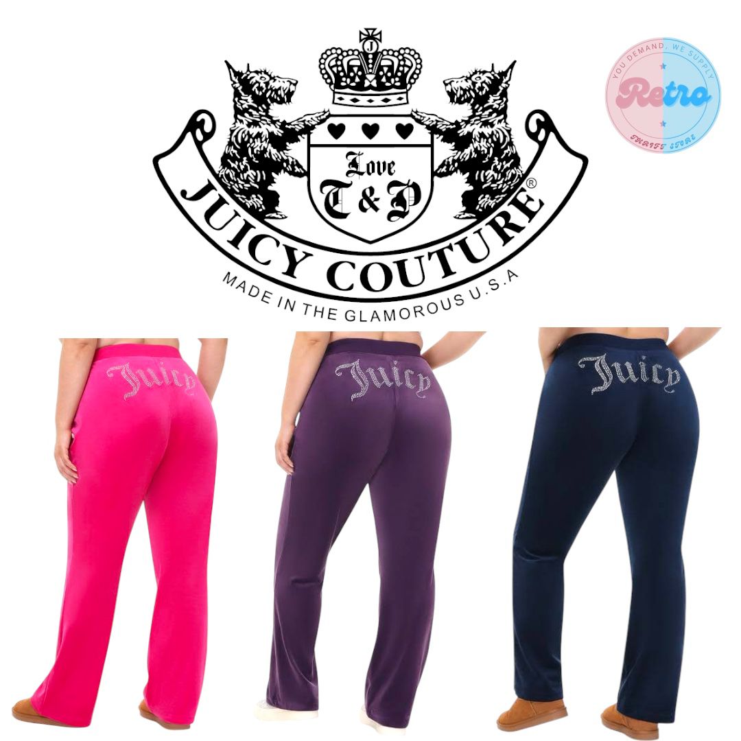 Calças Juicy Couture Y2K: 14 peças