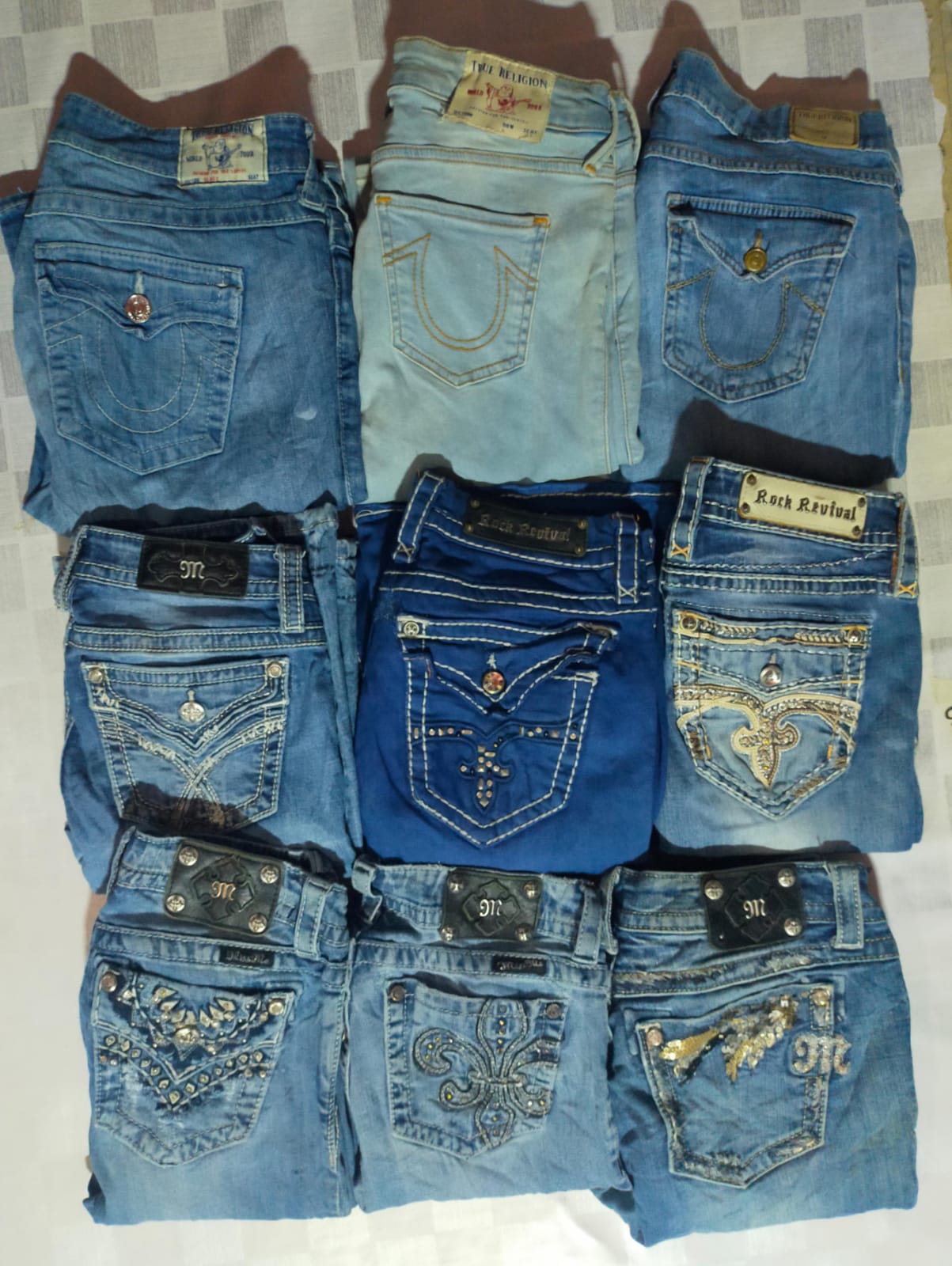 ID 263 MISS ME ROCK REVIVAL ET TRUE RELIGION TOTAL 10 PIÈCES