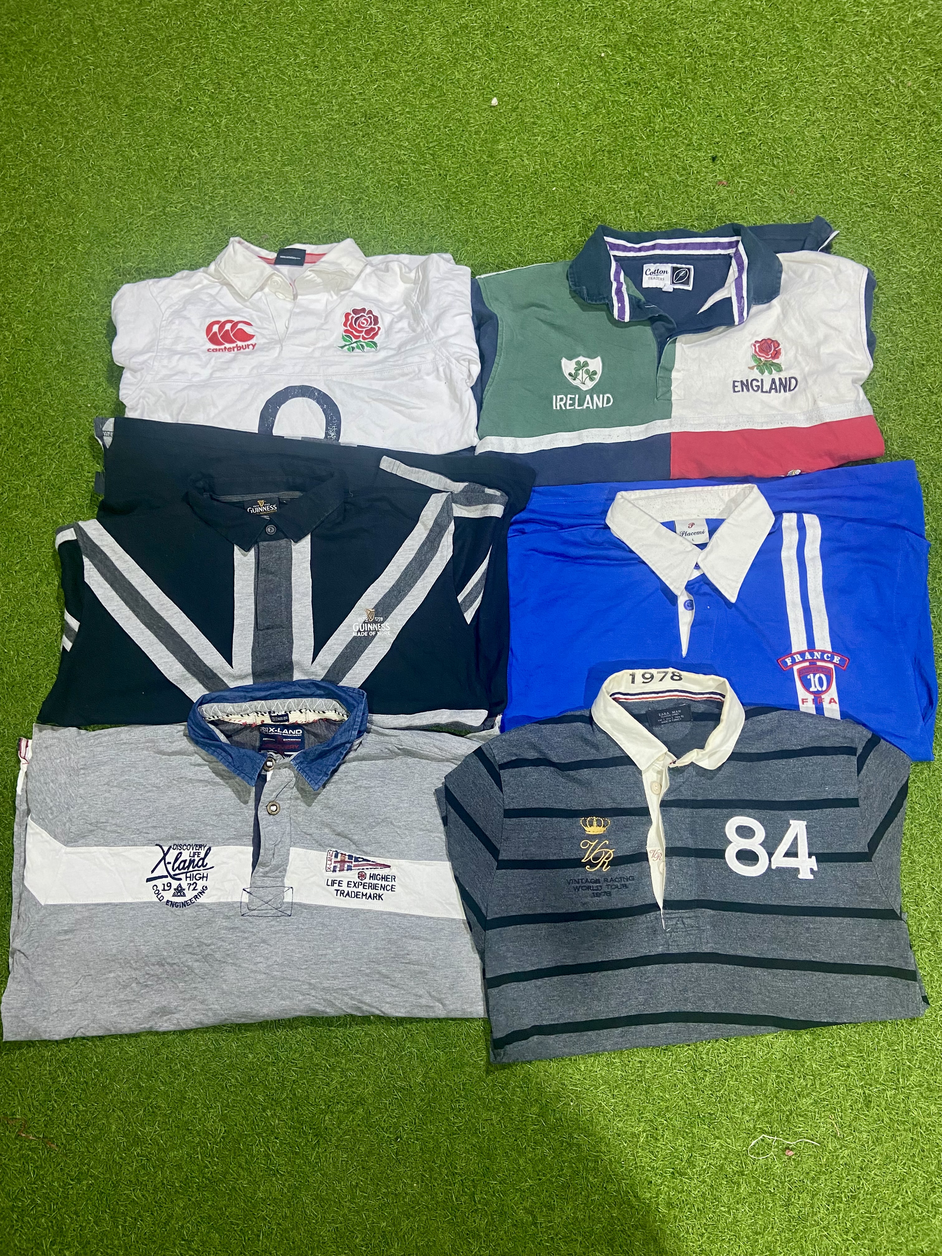 Rugby T-shirts- 30 pcs